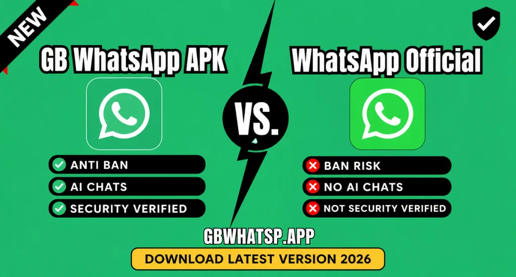 GB WhatsApp APK Vs. WhatsApp Official - gbwhatsp.app